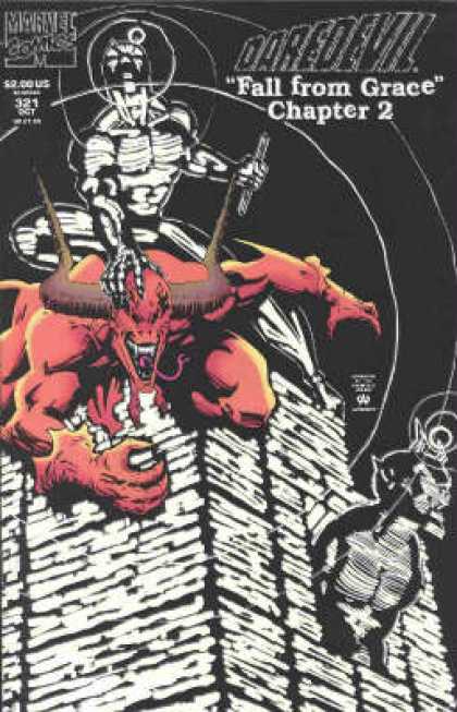 Daredevil 321 - Red - Devil - Beast - Riding - Building