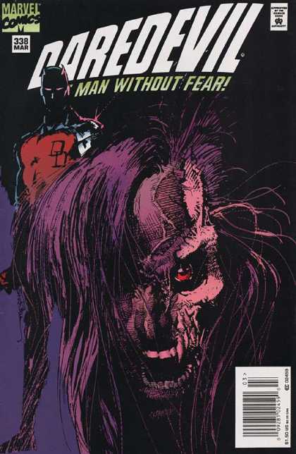 Daredevil 338 - Marvel - Approved By The Comics Code Authority - Man Without Fear - 338 Mar - 150 Us - Bill Sienkiewicz