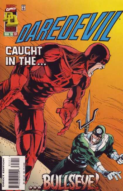 Daredevil 352 - Caught In The - Marvel Comics - Bullseye - Direct Edition - Knife