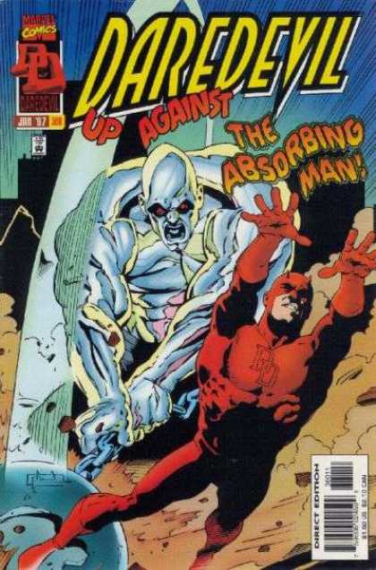 Daredevil 360 - Marvel Comics - The Absorbing Man - Blue Attacker - Weapon - Direct Edition