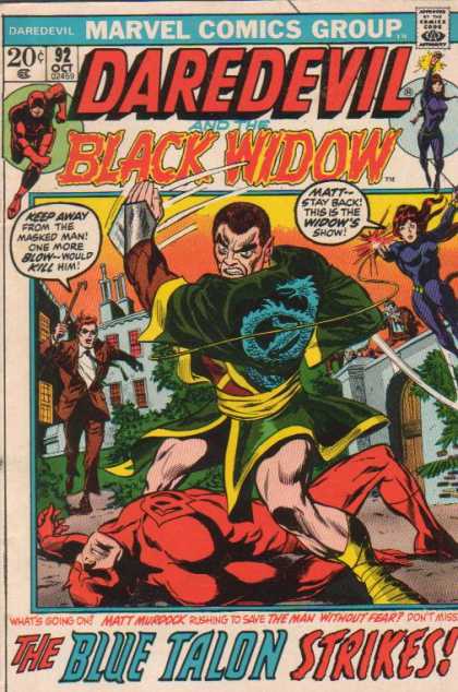 Daredevil 92 - Marvel - Marvel Comics - Black Widow - Matt Murdock - Fight - Gene Colan
