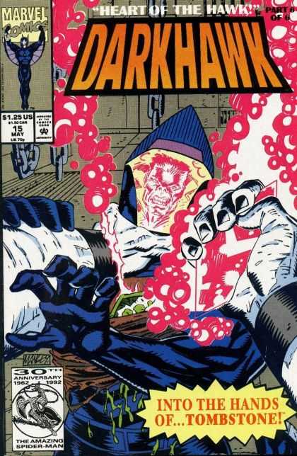 Darkhawk 15 - Marvel Comics - Heart Of The Hawk - Tombstone - 30th Anniversary - Spider Man - Mike Manley