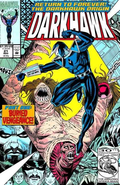 Darkhawk 21 - Origin - Two Heads - Monster - Part One - Buried Vengeance - Mike Manley
