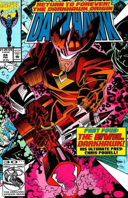 Darkhawk 24 - Marvel Comics - Return To Forever - Part Four - Chris Powell - 30th Anniversary - Mike Manley