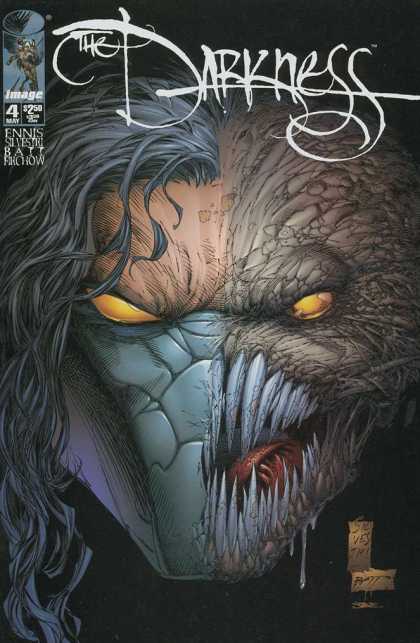 Darkness 4 - Creepy - Sharp Teeth - Monster Face - Black Hair - Two Face - Dale Keown, Marc Silvestri