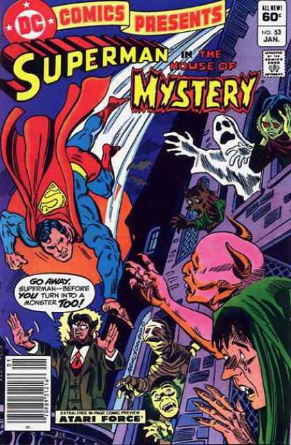 DC Comics Presents 53 - Superman - House Of Myster - Ghost - Ghoul - Zombie - Ross Andru