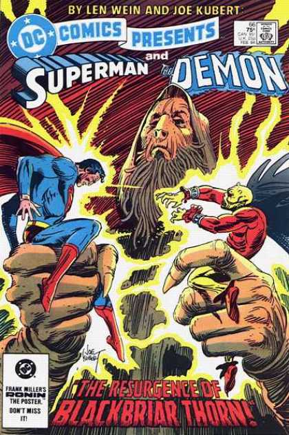 DC Comics Presents 66 - Superman - The Demon - Battle - Resurgence Of Blackbriar Thorn - Len Wein And Joe Kubert - Joe Kubert