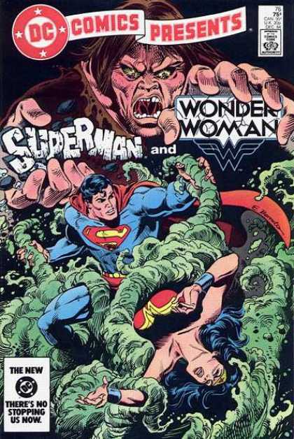 DC Comics Presents 76 - Superman - Wonder Woman - Green - Tendrils - Woman - Eduardo Barreto