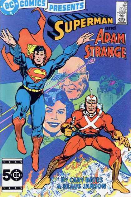 DC Comics Presents 82 - Superman And Adam Strange - Dc Comics - Cary Dates - 1935 - 1985 - Klaus Janson - Klaus Janson