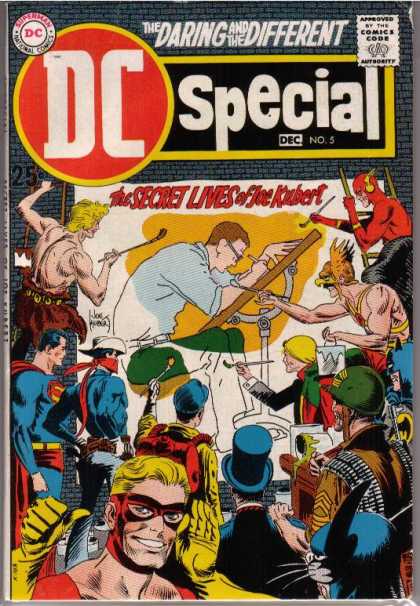 DC Special 5 - Joe Kubert - The Flash - Superman - Hawkman - The Daring And The Different - Joe Kubert