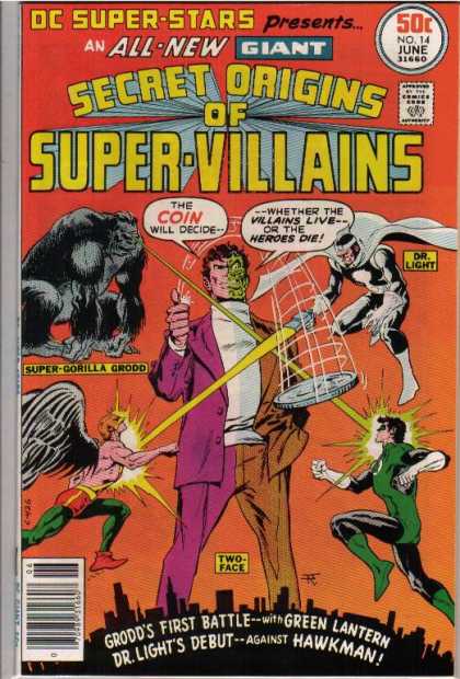 DC Super-Stars 14 - Coin - Super-gorilla Grodd - Dr Light - Two Face - Green Lantern