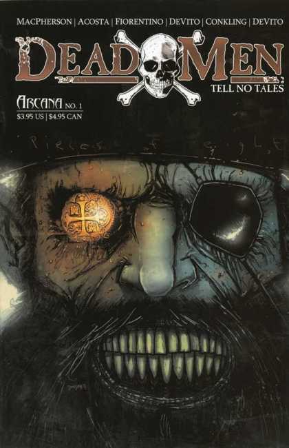 Dead Men Tell No Tales 1 - Skull - Bones - Eyepatch - Arcana - Pirate - Ben Templesmith