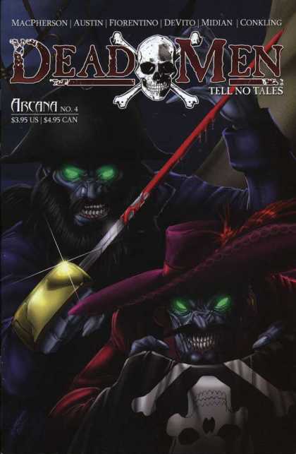 Dead Men Tell No Tales 4 - Skull - Crossbones - Sword - Blood - Purple Pimp Hat - Michael DeVito, Tim Seeley