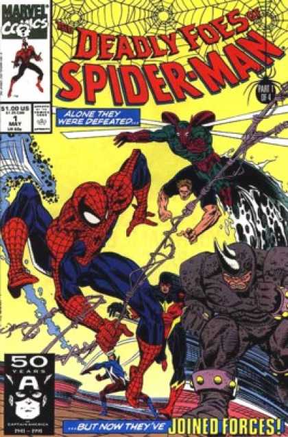 Deadly Foes of Spider-Man 1 - 50 Years - Part 1 Of 4 - Horned Head - Webs - Weapons