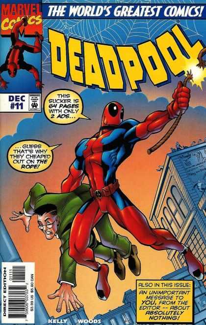 Deadpool 11 - Comic - Marvel - Spiderman - Worlds Greatest Comic - December