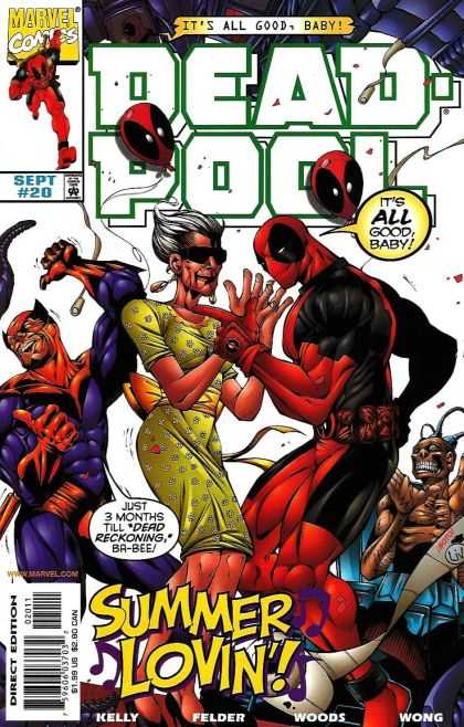 Deadpool 20 - Marvel Comics - Sept 20 - Its All Good Baby - Summer Lovin - Direct Edition