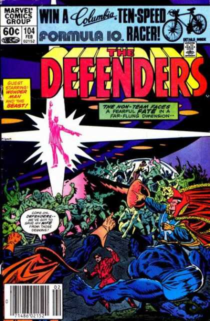 Defenders 104 - Wonderman - The Beast - No 104 - February - Non-team