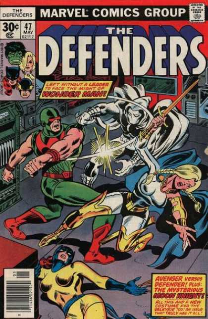 Defenders 47 - Marvel - Marvel Comics - Avenger - Defender - Moon Knight - Joe Sinnott