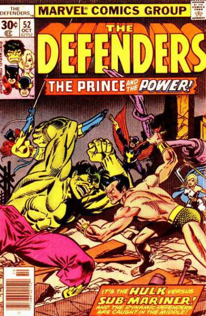 Defenders 52 - Marvel - Prince - Power - Hulk - Sub-mariner