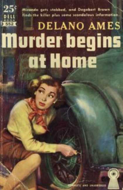 Dell Books - Murder Begins at Home - Delano Ames