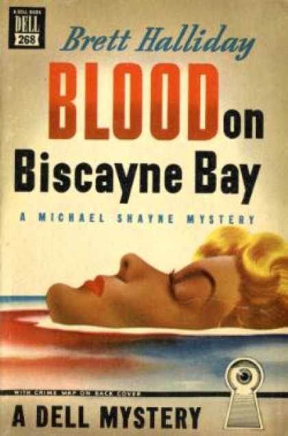 Dell Books - Blood on BIscayne Bay - Brett Halliday