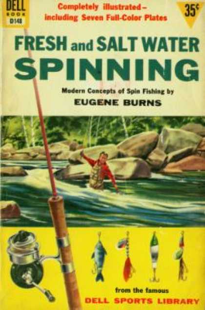 Dell Books - Fresh and Salt Water Spinning - Eugene Burns