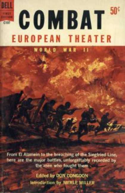 Dell Books - Combat: European Theater, World War Ii