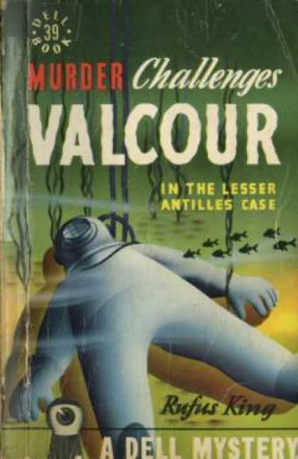 Dell Books - Murder Challenges Valcour - Rufus King