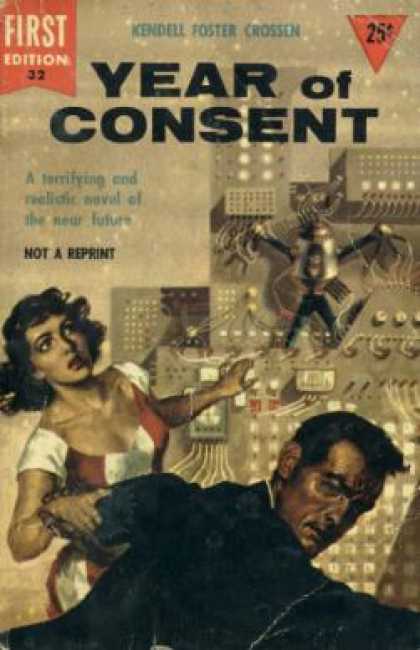 Dell Books - Year of Consent Crossen - Kendell Foster Crossen