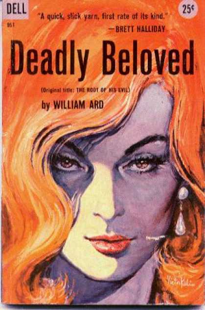 Dell Books - Deadly Beloved : A Timothy Dane Mystery - William Ard