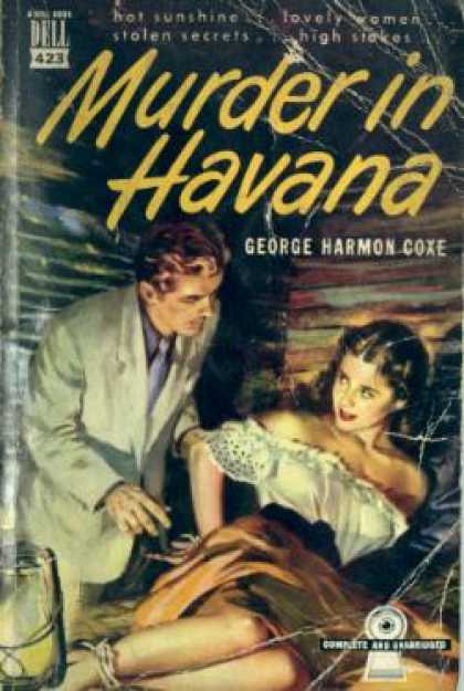 Dell Books - Murder In Havana - George Harmon Coxe