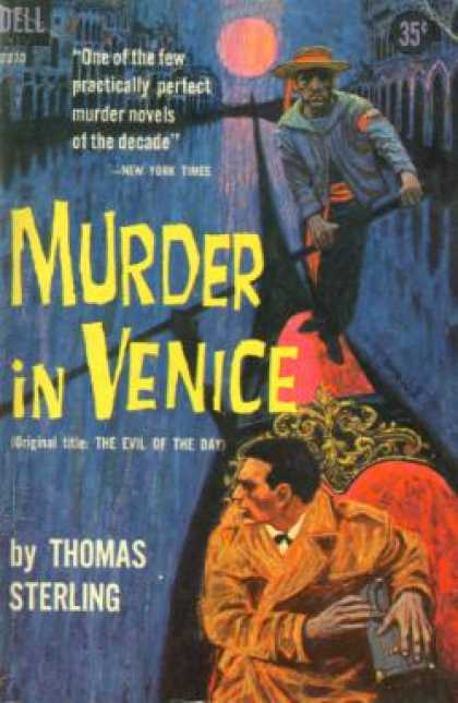 Dell Books - Murder In Venice - Thomas Sterling