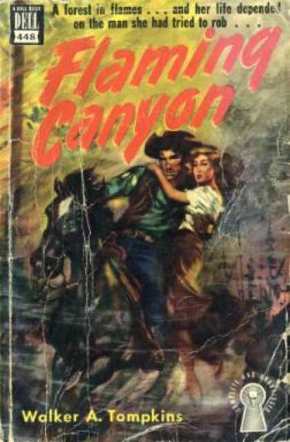 Dell Books - Flaming Canyon - Walker A. Tampkins