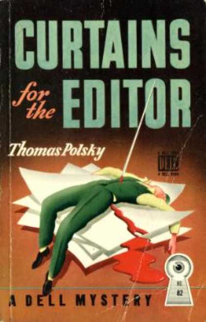 Dell Books - Curtains for the Editor - Thomas Polsky
