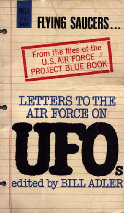 Dell Books - Letters To the Air Force On Ufos - Bill Adler