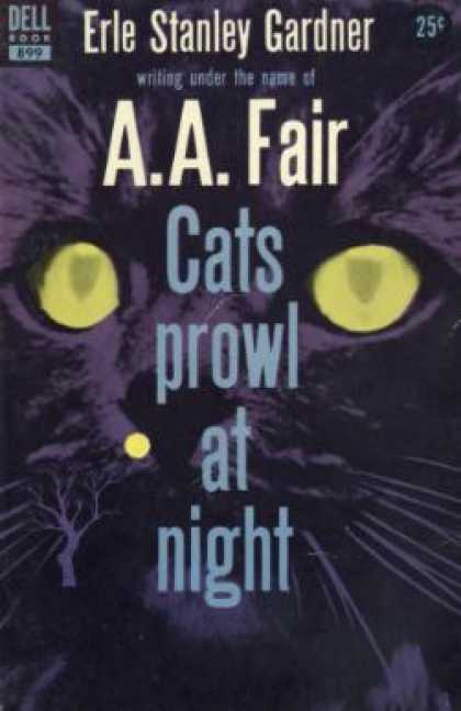 Dell Books - Cats Prowl at Night - A. A. Fair