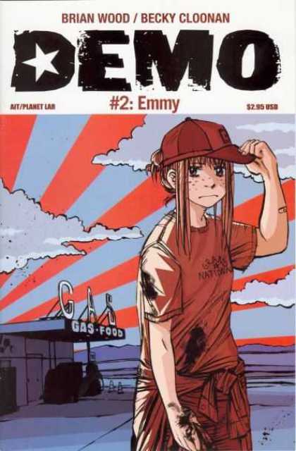 Demo 2 - 2 - Emmy - Gas Station - Clouds - Girl - Becky Cloonan