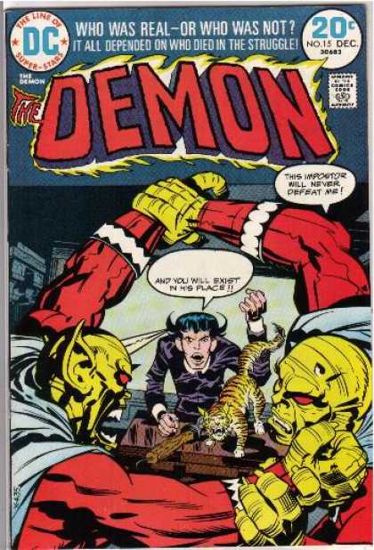 Demon 15 - Dc - No 15 - Dec - Tiger - Who Was Real - Jack Kirby