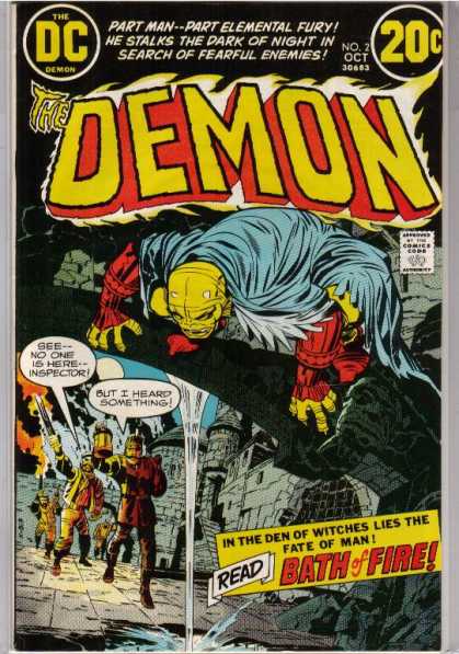 Demon 2 - Dc Comics - Bath Of Fire - Sword - Cloak - Red Armour - Denis Rodier, Jack Kirby