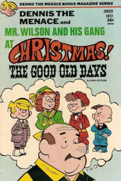 Dennis the Menace Bonus Magazine 110 - Mr Wilson - Christmas - Good Old Days - Hnk Ketcham - Thought Bubble