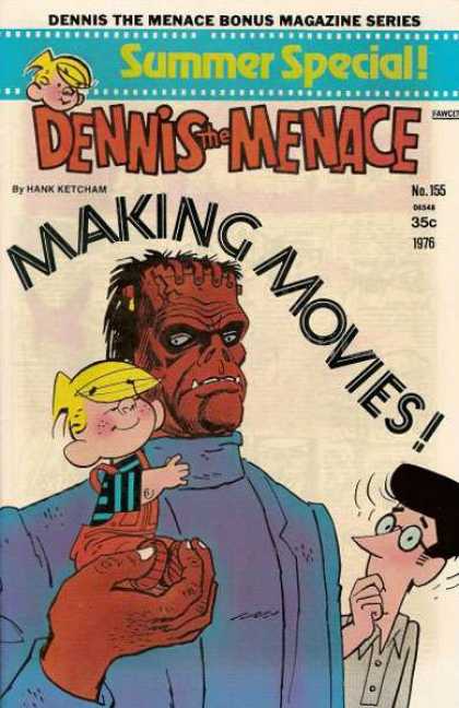 Dennis the Menace Bonus Magazine 155 - Summer Special - Making Movies - Monster - No 155 - 1976