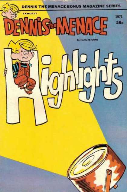 Dennis the Menace Bonus Magazine 90 - Hank Ketcham - Projector - Little Oby - Fawcett - Highlights