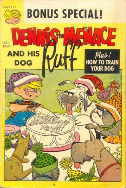Dennis the Menace Special 54 - Bonus Special - Dog Ruff - How To Train Your Dog - Cake - Boy