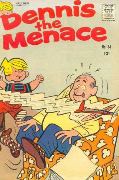 Dennis the Menace 64 - Mrwilson - Blonde Hair - Overalls - Dennis - Jet