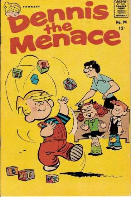 Dennis the Menace 94 - Juggling - Blicks - Angry Teacher - Kids - School