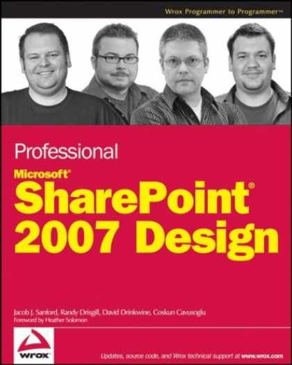 Design Books - Professional SharePoint 2007 Design (Wrox Professional Guides)