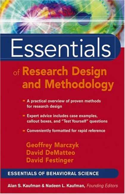 Design Books - Essentials of Research Design and Methodology (Essentials of Behavioral Science)