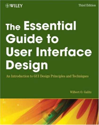 Design Books - The Essential Guide to User Interface Design: An Introduction to GUI Design Prin