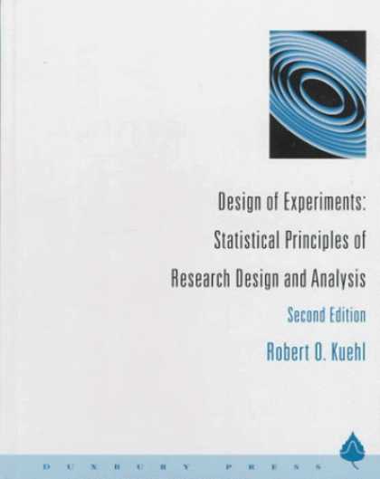 Design Books - Design of Experiments: Statistical Principles of Research Design and Analysis