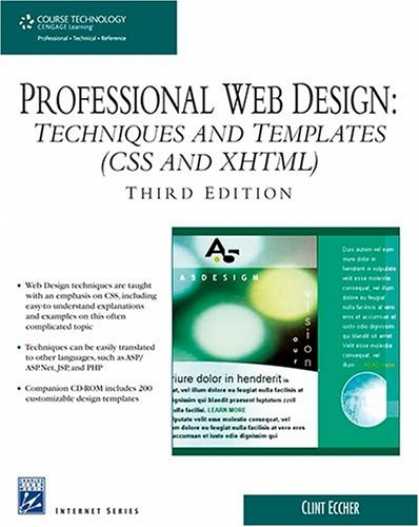 Design Books - Professional Web Design: Techniques and Templates (CSS & XHTML) (Charles River M